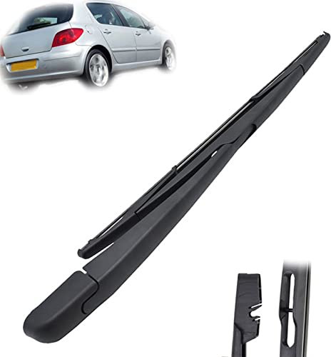 Wischer 14 Heckwischerblatt & Arm Set Kit Für Peugeot 307 2001 2002 2003 2004 2005 2006 2007 2008 Windschutzscheibe Windschutzscheibe Heckscheibe Windschutzscheibe