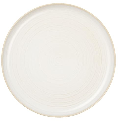 ASA [W0526] Essteller, Oat manuale weiß glänzend D. 26,5 cm, H. 2,2 cm