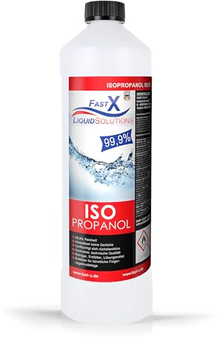 Isopropanol 99,9% Reiniger – 1 Liter | Hochprozentiger IPA Reinigungsalkohol für Haushalt & Elektronik | Made in Germany (1 Liter)
