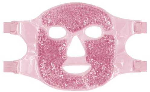 Reccisokz 1 Artikel Kühlmaske Gesicht Beidseitig anwendbar - Mit hochwertigem Gel für optimale Kühlung,Kühlpads Gesicht Kühlende Gesichtsmaske