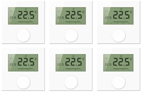 Möhlenhoff - Kabelgebundene Fußbodenheizungsteuerung zur Einzelraumregelung mit 6 Raumthermostaten Alpha Direct Display - Control