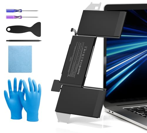 Akku für MacBook Air 13 Zoll A2337 Baujahr 2020, Laptop-Akku-Ersatzmodell A2389 Akku EMC 3598 MGN63LL/A MGN73LL/A 4800 mAh (Aktualisierte 6.2-Versionen)