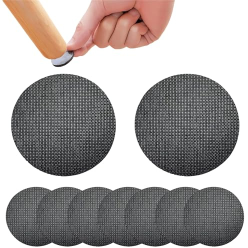 Qrity 16 Pièces Protection pour Meubles Patin Antiderapant, Tampons Autocollant, Protecteur de Sol Tampon, Ronds, 45MM