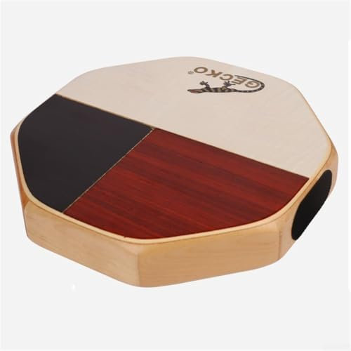 Yuanpgky Cajon Drum Box mit Snare- und Bass-Ton, tragbare Reise-Cajon-Beatbox-Trommel für Zuhause und draußen, akustisches Percussion-Instrumen
