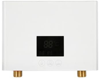 Chauffe eau Electrique, Chauffe-eau Instantané Salle De Bains Cuisine Mural Chauffe-eau Électrique LCD Affichage De La Température Télécommande ,Pour cuisine, salle de bain, lavage(blanc,220 3000W)