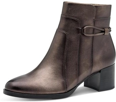Jana dam stövel heel vegan modestövlar, brons, 37 EU, BRONS, 37 EU