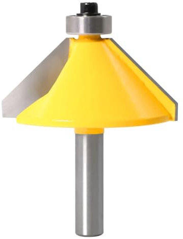 1 stück 8mm Schaft Große 45 Grad Fase Abschrägung Fräser Holz Schneidwerkzeug Holzbearbeitung Fräser