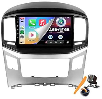 M6 pro3,YLOXFW Android 15.0 Coche Radio 2 DIN Estéreo para H1 2015-2018 GPS Sat Navi 9''Cartablet Multimedia Vídeo Reproductor BT FM Receptor con Carplay 4G 5G WiFi DSP SWC