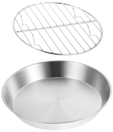 ibasenice Teglia Filtrante Teglia Con Raffreddamento Design Separa Cottura Sana Dimensioni Compatte Facile Riporre Trasportare Cottura