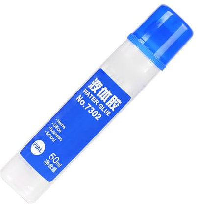 Phefop 50 Ml Starkt Vidhäftningsstyglim för Kontorspapper DIY -hantverk, Till och med Spridning, Låg Friktion, 50 Ml Flytande Lim för Pappersvaror