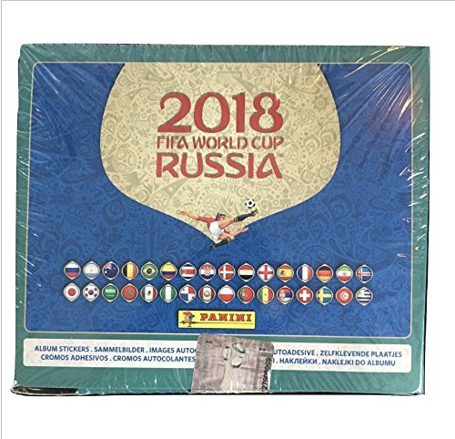 Panini Coupe du monde de football Russie 2018 International Version Autocollant Box 104 paquets