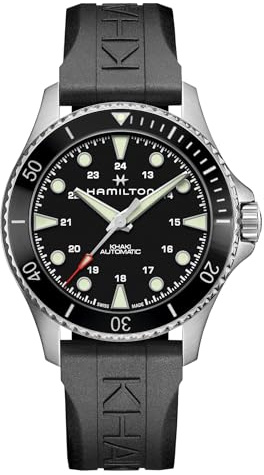 Hamilton Herrenuhr Automatik Khaki Navy Scuba Auto Schwarz H82515330