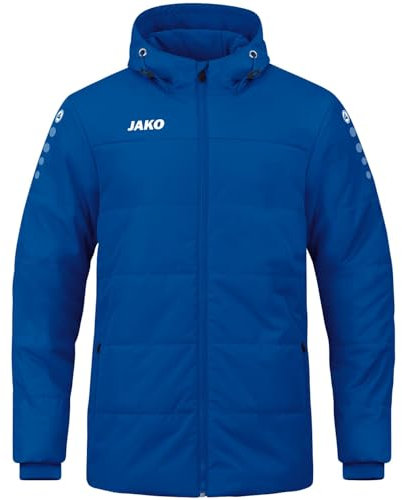JAKO Kinder Coachjacke Team mit Kapuze, Royal, 152