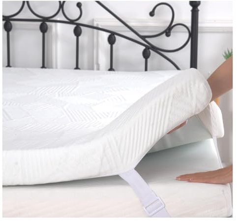3 Inch King Size Memory Foam Mattress Topper, Cooling Gel Bed Topper with Removable Cover, Soft & Pain Relief & Breathable, CertiPUR-US & Oeko-Tex Certified