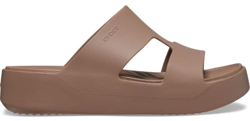Crocs Femme Getaway Platform H-Strap Sandales, Latte, 38/39 EU