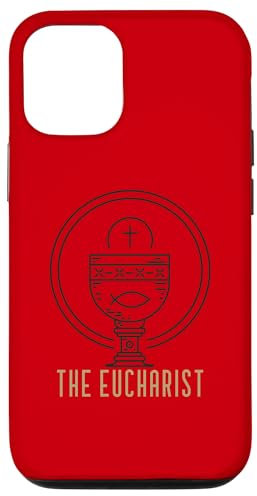 Coque pour iPhone 15 La communion catholique calice eucharistie