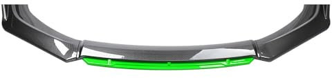 KLFDT Auto Frontspoiler für Audi A1 A3 A4 A5 A6 A7 A8 B6 B7 B8 B9 C6 C7 C8 D3 D4 D5 D6,Frontstoßstange Spoiler Lippe Diffusor Splitter,Protector Guard Cover Trim,Auto Zubehör