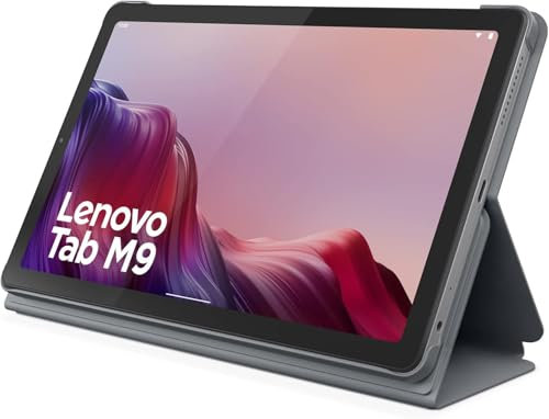 Lenovo Tab M9-2023 - Tablet - Batteria a lunga durata - HD 9 - Fotocamera anteriore da 2 MP e posteriore da 8 MP - Memoria da 4 GB - 64 GB di memoria - Android 12 o versioni successive - Custodia a