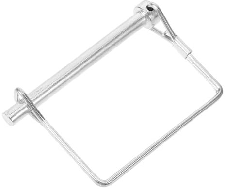 Alipis Goupille de Verrouillage de Sécurité pour Remorque Goupille de Galvanisé avec Système de Fil de Retenue Connexion Fiable et Durable pour Towing