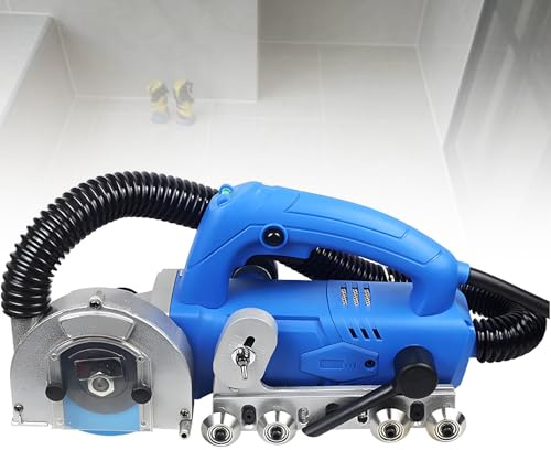 ExoticaBlend Máquina Eléctrica para Quitar Juntas de Azulejos, 9000 RPM, para Limpiar Juntas Entre Azulejos, Herramienta para Rejuntado de Suelos C