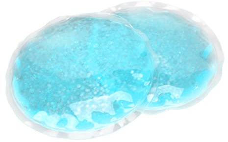 Fockety Almohadilla Ergonómica de Gel de Hielo para Ojos para Ojeras, Hinchazón Redonda, Alivio de la Tensión Ocular, Paquete de Ojos Refrescante para Viajes en el Hogar, Dormitorio, Material de Gel