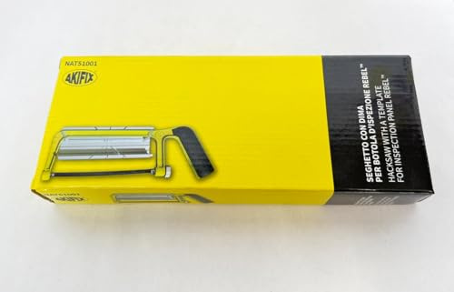 AKIFIX® Seghetto con Dima NAT51001, per Taglio di Battiscopa, Profili in Alluminio e Legno