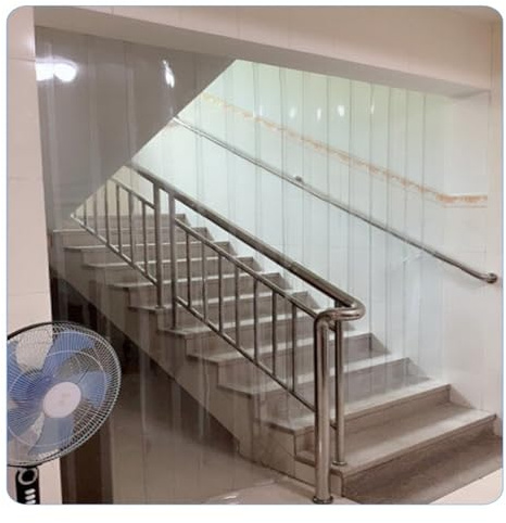Cortina de Tiras de PVC, Kit de Cortina de Tiras de PVC Transparente para congeladores y talleres: Tiras de Vinilo Impermeables para Puertas, contraventanas Lisas de 0,75 x 2 m, Ideales para