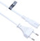 C7 2-Pin Euro Figur 8 Stromkabel C7 Kompatibel mit Epson Workforce WF-2530 WF-2540 WF-2630 WF-3640 WF-545 WF-845 / Artisan 1430 837 Drucker Figur 8 Euro Stecker Figur 8 Weiß (2 Meter)