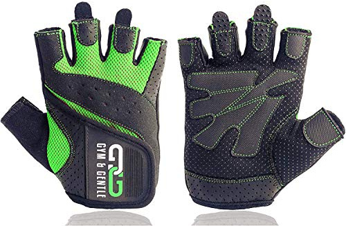 Gym & Gentle Guanti da fitness da donna, protezione per sport con pesi, ciclismo, bodybuilding, allenamento con manubri, palestra (XS, S, M, L)