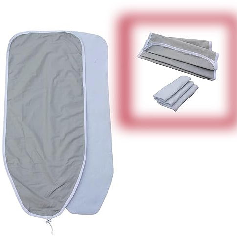 EMENAR Copriasse da Stiro Copertura ASSE da Stiro per ASSE da Stiro, 100x42cm 110x45cm 120x44cm, Copertura per ASSE da Stiro Standard Resistente al Calore (Size : 132x50cm(52x20in))