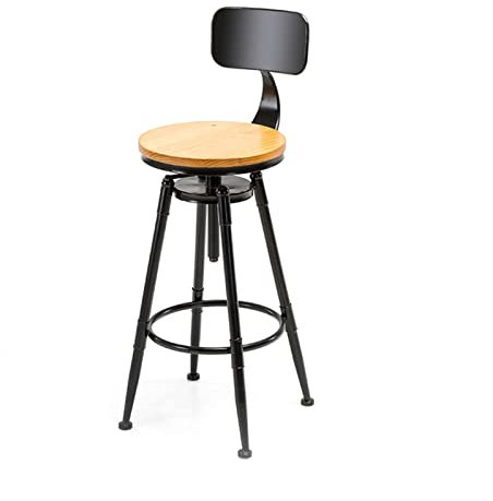 GLigeT Silla Alta Silla de Barra Moderna sillas traseras Ajustables for Bares de Bares de Bares de Barra giratoria sillas de Barra Taburete de Cocina