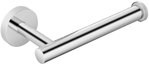 Porte-Papier Toilette, Support Mural à vis pour Salle de Bain, Cuisine, Salle de Bain, Toilettes, Design Moderne, Peut contenir des Rouleaux de Papier Toilette, Acier Inoxydable, chromé