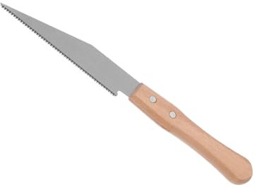 UKCOCO Serrucho De Mano Japonés Pequeño Con Dientes Finos y Punta Endurecida Mango Ergonómico Para Corte De Madera Proyectos Diy y Poda De Árboles