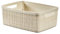 Curver, Paniere Jute Rectangulaire 5 L, Beige, 100% Recyclé 245370