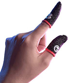 LICHIFIT Gaming Finger Sleeve Touch Screen Guanti Dito Copertura Antiscivolo per Gioco Mobile