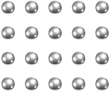 sourcing map 50pcs 4mm 440C Stainless Steel Bearing Balls G25 Precision