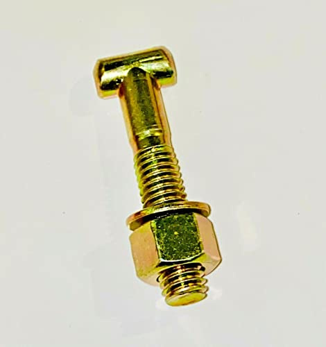 M12 x 65mm T Tee Bolt Nut & Washer Set Scaffold Fitting Zinc, Replacement for Scaffolding Couplers (25)