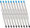 20 x Kugelschreiberminen, Metall Kugelschreiber Ersatzminen für G2-Format, Kompatible Parker Kugelschreiber Minen, Schreibfarbe 10xBlau+10xSchwarz