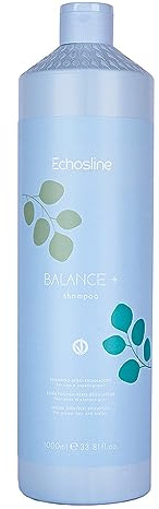 Echosline Balance schampo för hårbotten och fett hår, 1000 ml