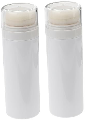 ULDIGI Puderquasten-box Für Babypuder 2 Stück Talkumpuderbehälter Mit Flasche Praktische Aufbewahrungskiste Mit Großer Kapazität