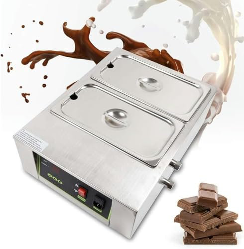 AFLEPCBRQ 2 -Pawl Commercial Food Heater, Commercial Chocolate Heater, Boiler Temperate Machine, Pot, Electric Vapor Table, Countertop Heater