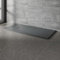 NRG 1800x800mm SMC Rectangle Shower Tray Anthracite Slip-Resistance Bathroom Shower Base Easy to Clean