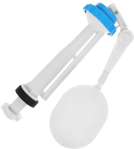 Hemobllo Toilet Fill Valve Replacement Kit for Toilet Cistern Water Tank Dual Flush Valve Efficient Float Water Inlet for Split Tanks