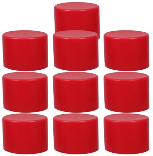 NUOBESTY Scaffolding Tube Sleeves 10-Pack 2 Inch Protective Pipe End Caps Anti-Slip Plastic Covers for Steel Scaffold Tubes Construction and Repair