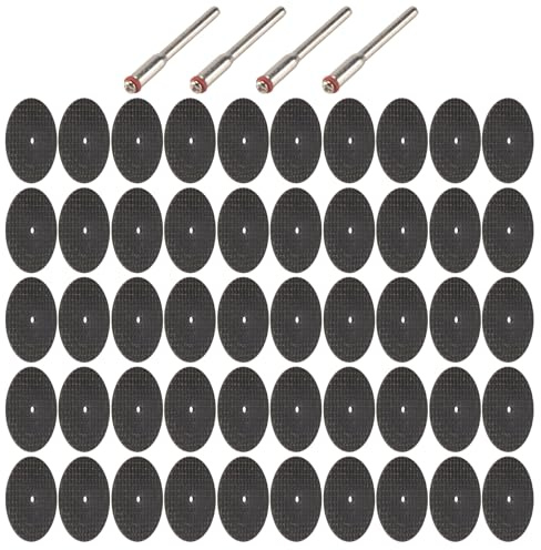 Pqahffowr 50PZ 32Mm Disco da Taglio Rinforzato nel Fibra di Vetro Accessori per Ruote Tagliate Utensili Abrasivi per Mini Trapano Utensile Rotante