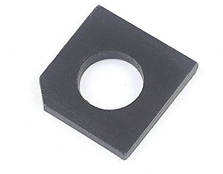 NVCBYEPDA Arandelas Cuadradas, Malla de Acero con Ranura GB853 de Acero Inoxidable 304 Inclinada, Junta Cuadrada, M6-36(Iron M10*5pcs)