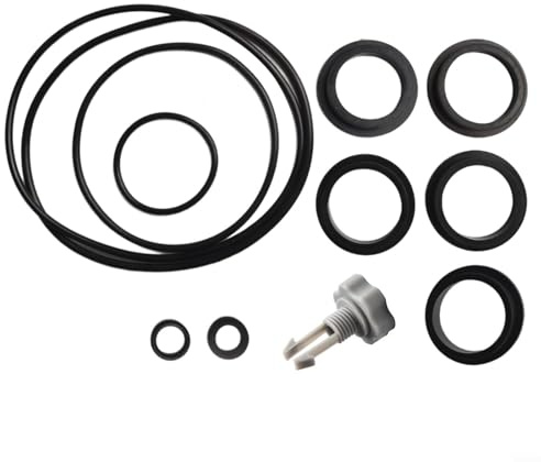 Homeponnew Kit de juntas de sello de bomba de filtro de arena Intex, válvula de liberación de aire y junta tórica (10460, 11228, 11412, 11379, 11385, 11457, 11824, 11232) piezas de repuesto a prueba
