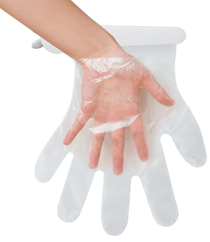 Evember Gloves Holder on Wall,Kitchen Gloves Holder - Clip Design Adhesive Storage Solution for Home Closet Bathroom Laundry Room Garage Restaurant Lab
