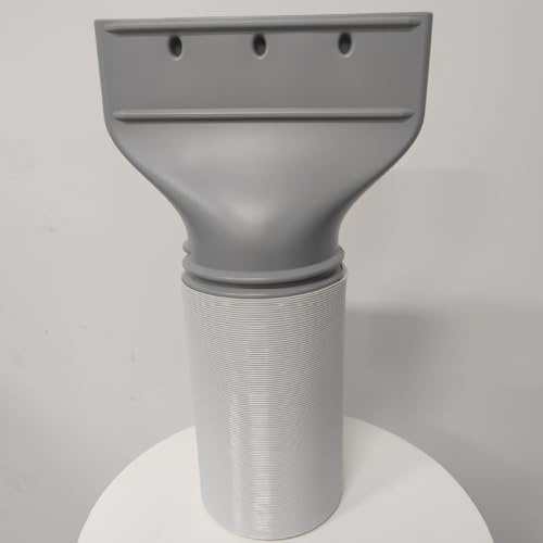 BlissfulAbode Conector de tubo de escape de aire acondicionado, estilo plano, se adapta a tubos de 130 mm y 150 mm de diámetro, diseñado para su uso con múltiples tipos de CA