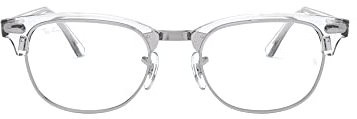 Ray-Ban Unisex-Erwachsene 0RX 5154 2001 51 Brillengestelle, Weiß (White Transparent)